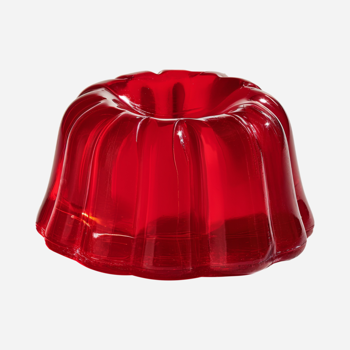 Classic Strawberry Gelatin Dessert