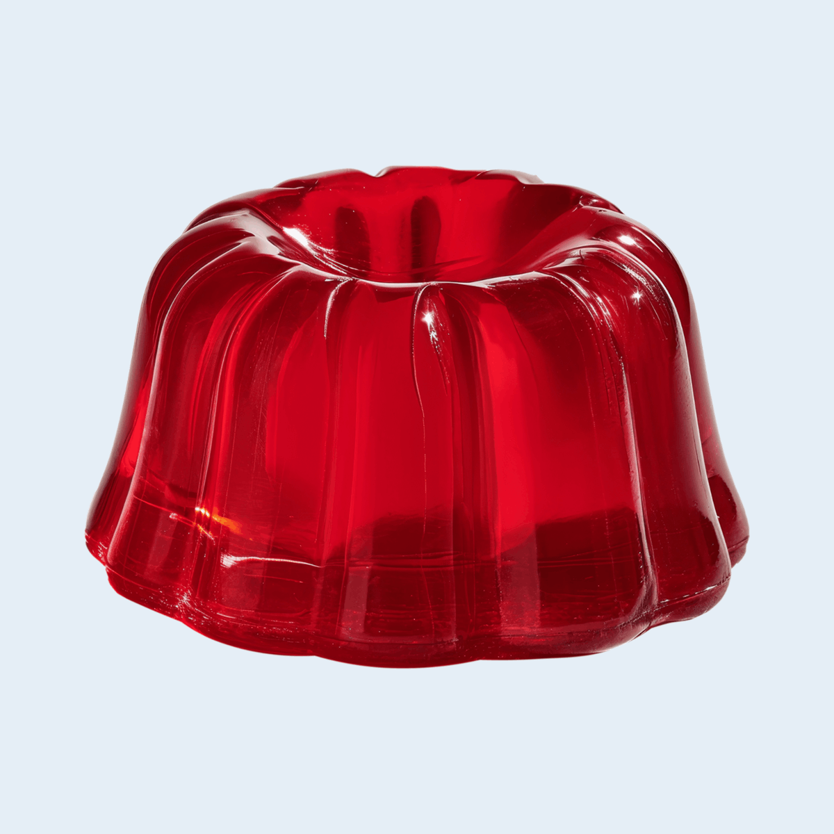 Classic Strawberry Gelatin Dessert