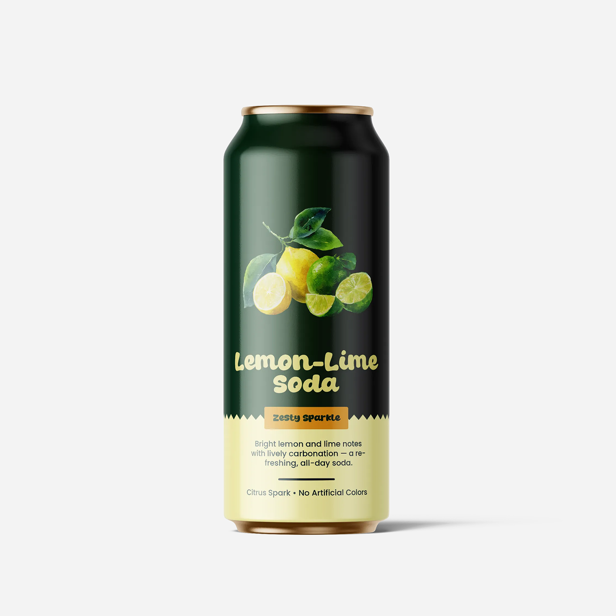 Lemon-Lime Soda — Citrus Spark (330 ml Can)