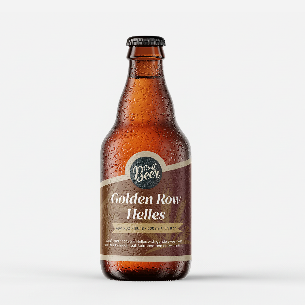 Golden Row Helles — Classic Helles Lager (330 ml)