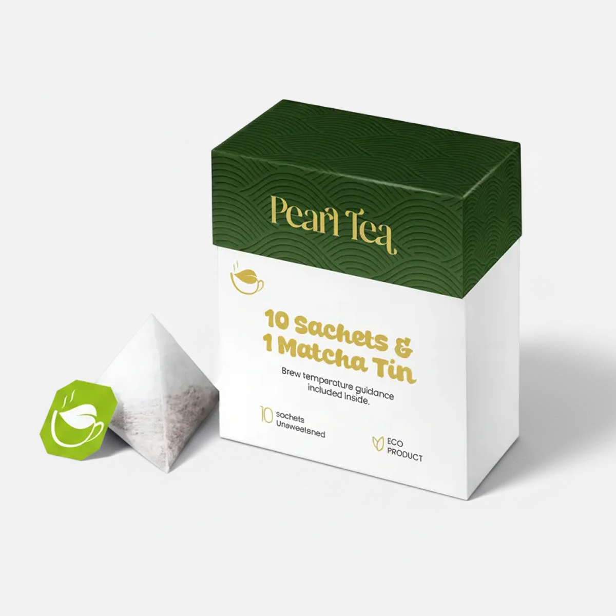 10 Sachets & 1 Matcha Tin — Green Tea Gift Box