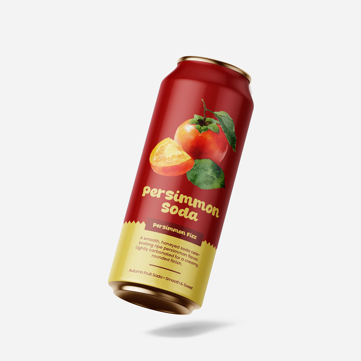 Persimmon Soda – Naturally Sweet Sparkling Fruit Drink