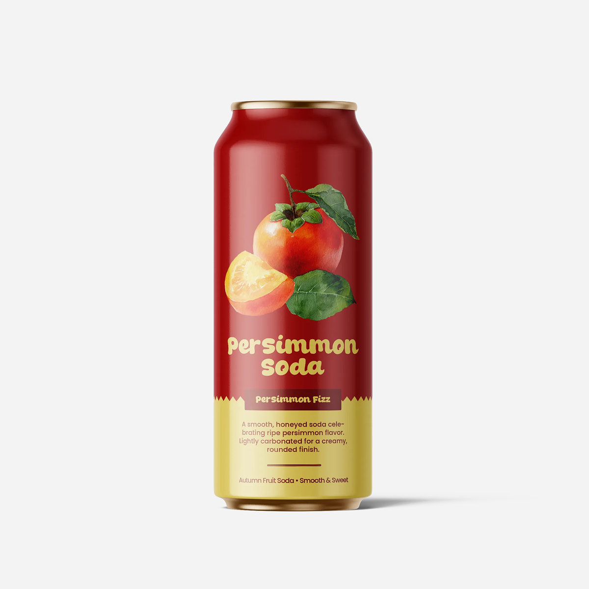 Persimmon Soda – Naturally Sweet Sparkling Fruit Drink