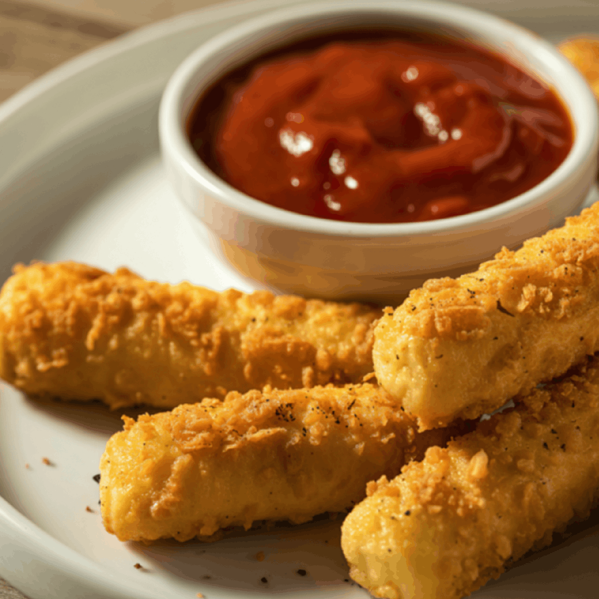 Crispy Mozzarella Sticks