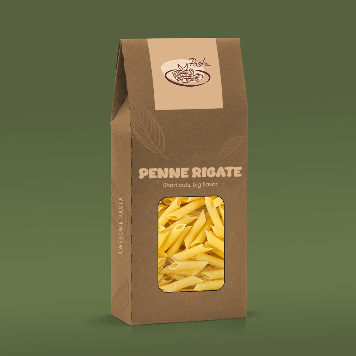 Penne Rigate Ridged Pasta