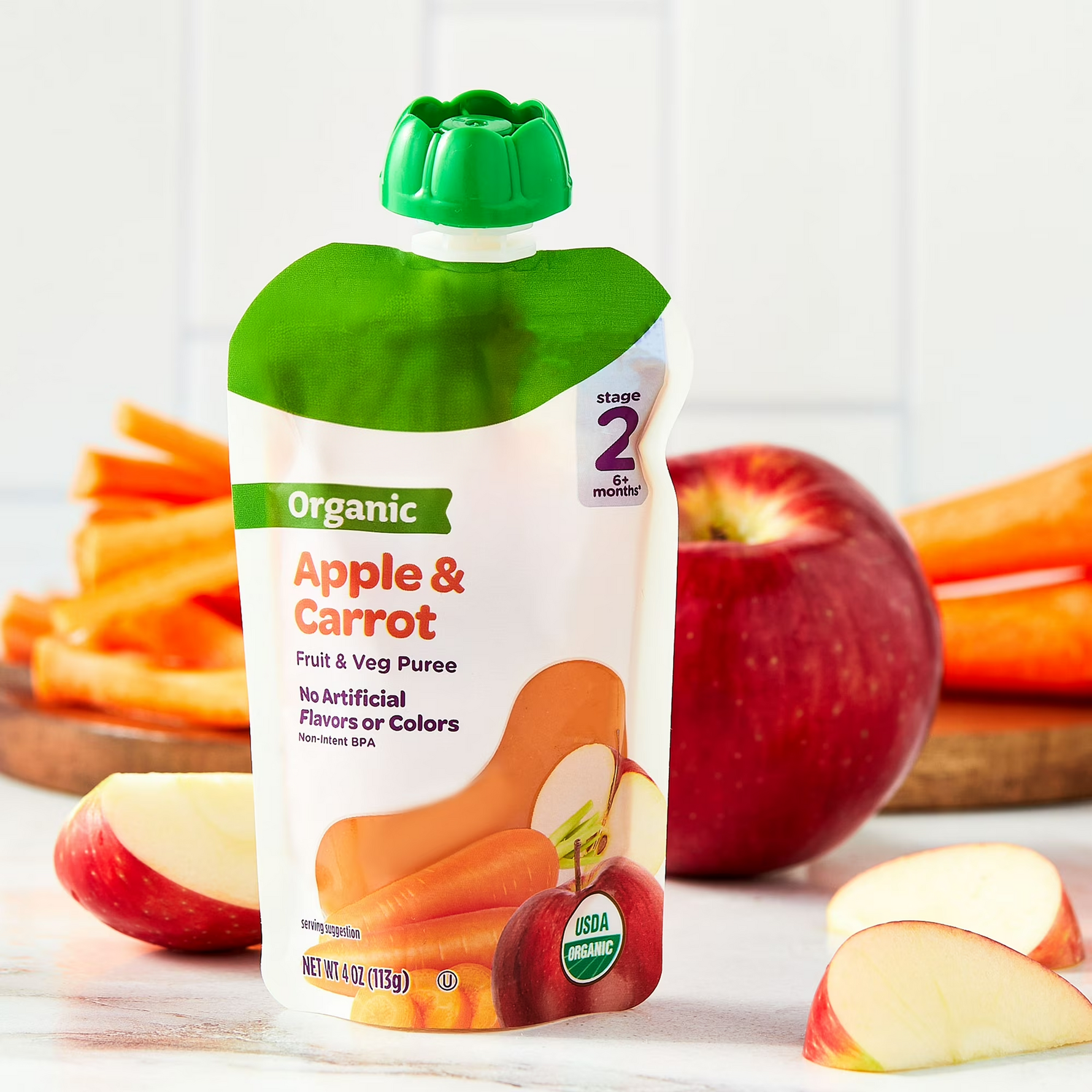 Organic Apple & Carrot Puree