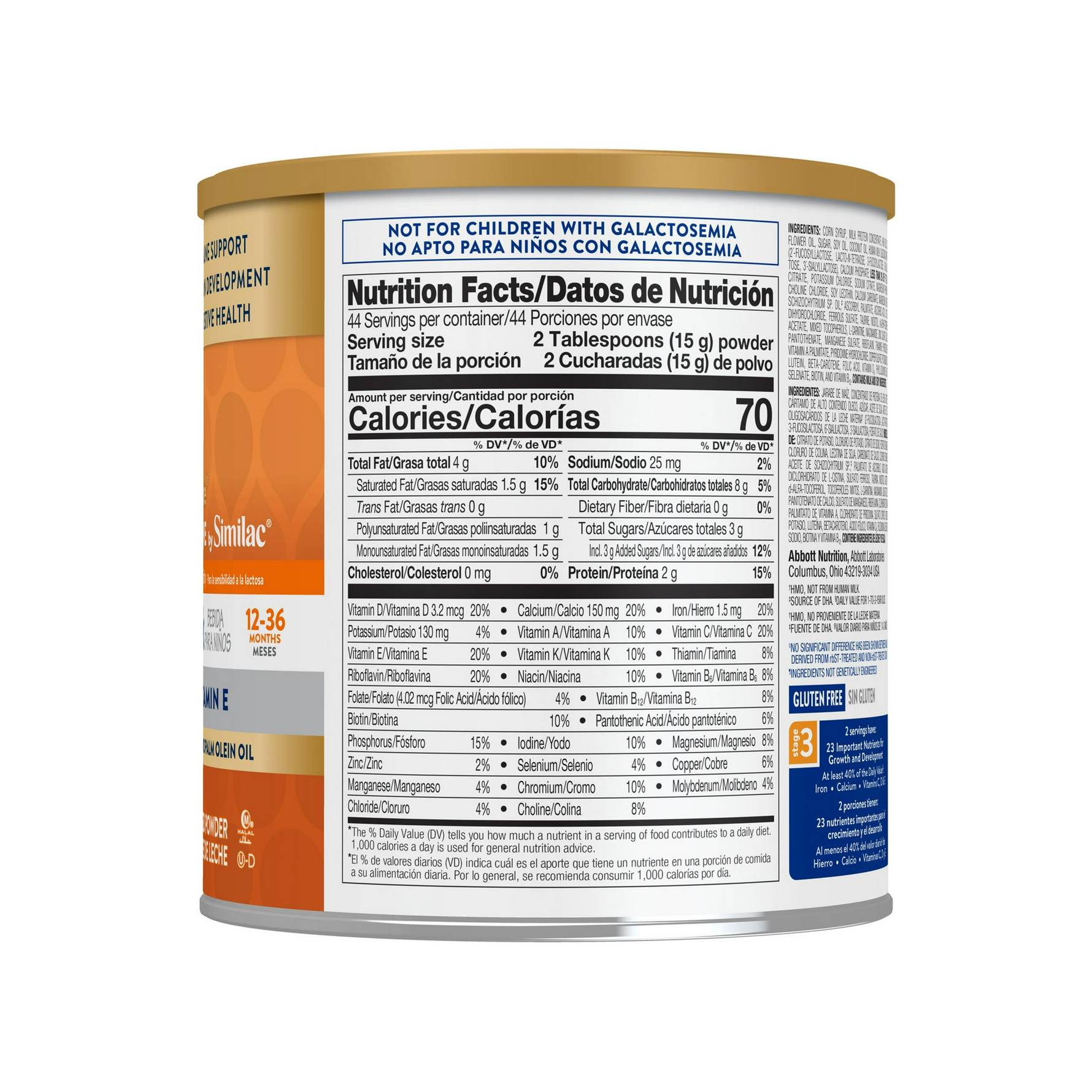 Go & Grow Toddler Formula - DHA, Lutein & Vitamins