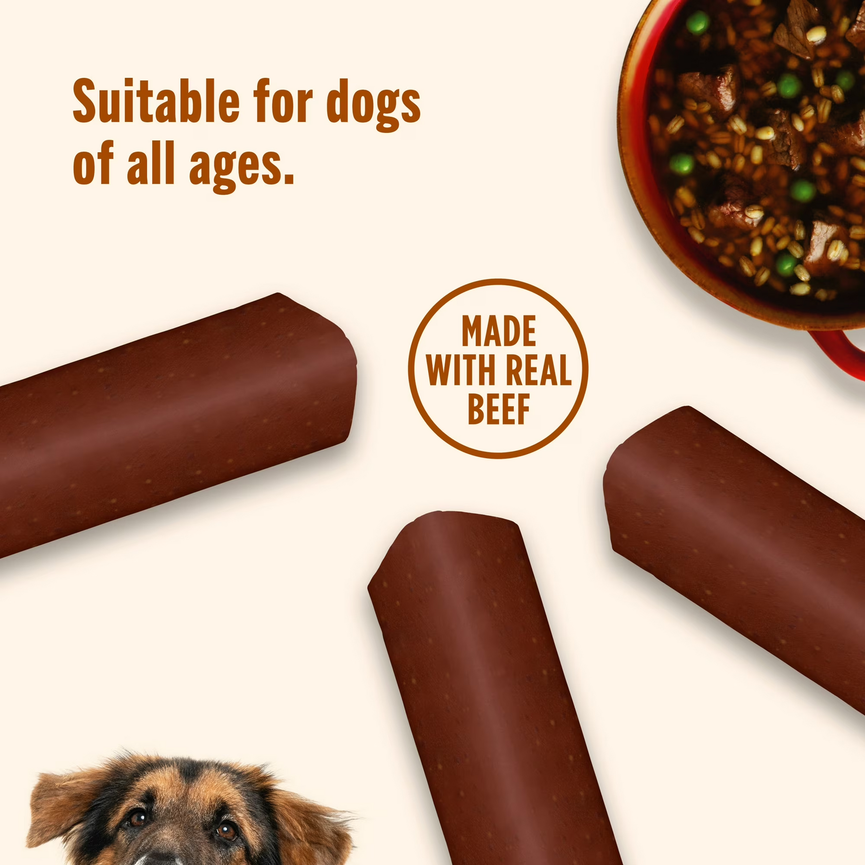 Soup Bones with Real Beef Training Treats