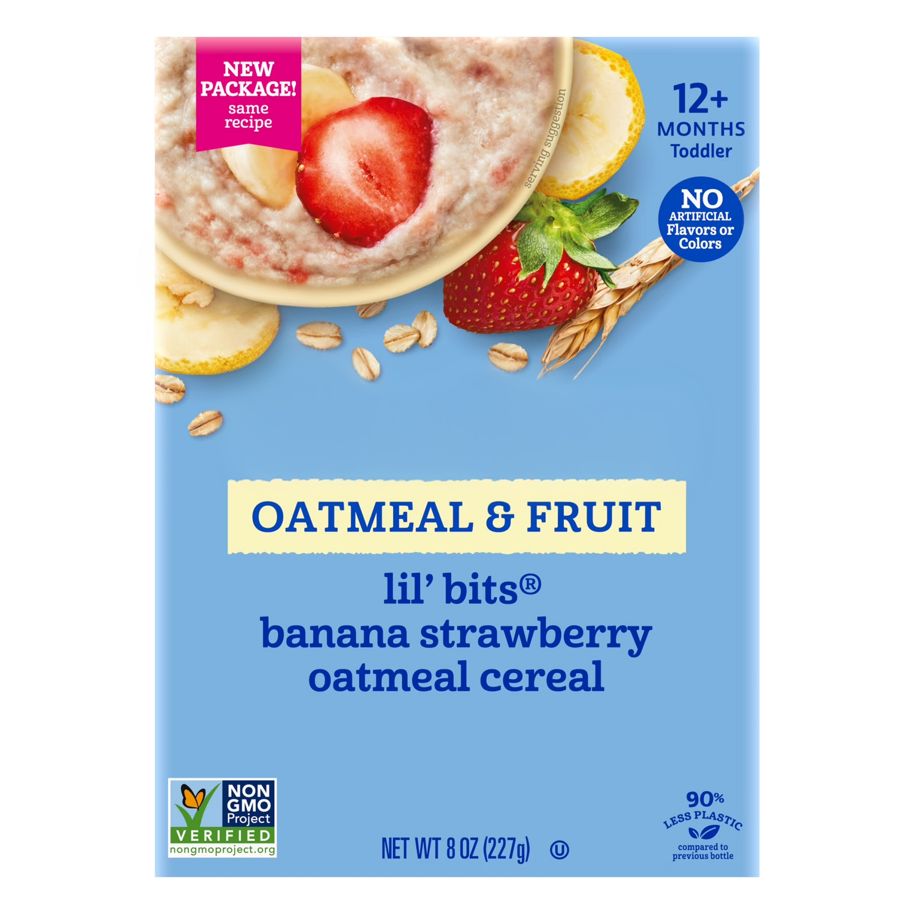 Oatmeal & Fruit Baby Cereal – Banana Strawberry