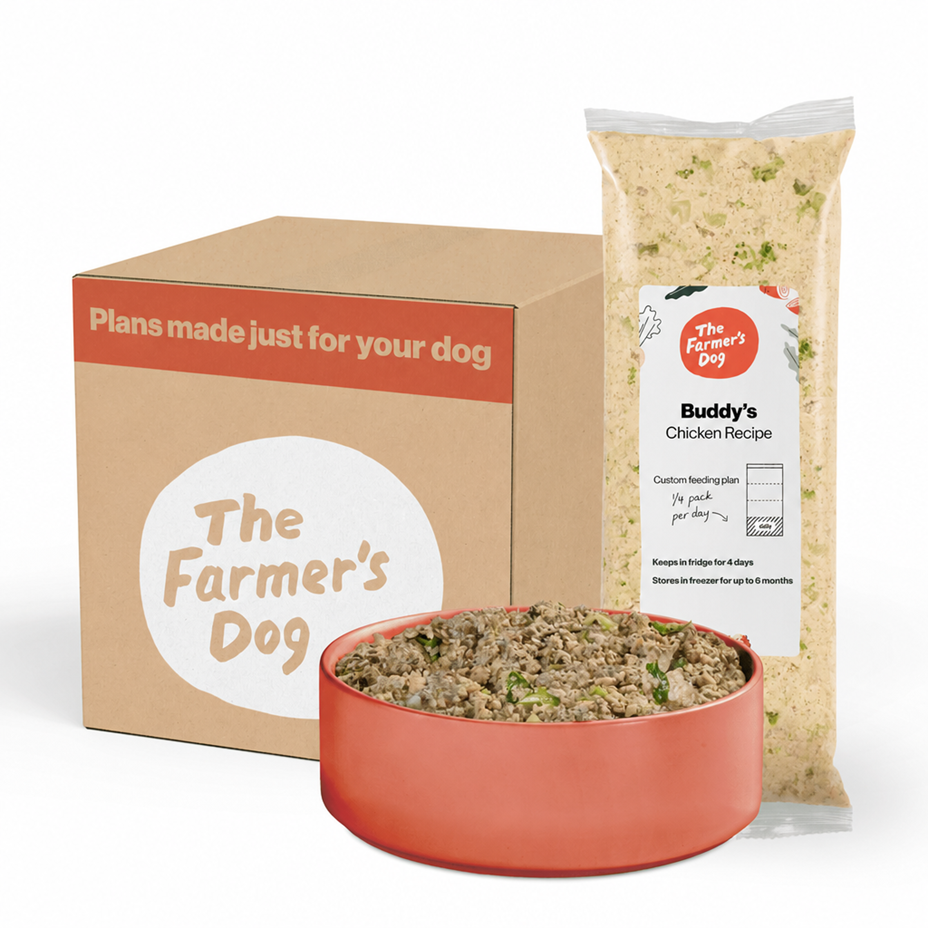 Fresh Frozen Dog Meal - Turkey & Vegetable Recipe