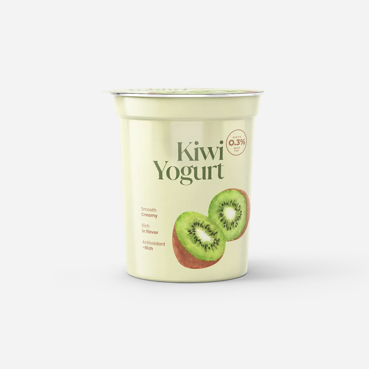 Kiwi Yogurt — Kiwi Flavored Yogurt Cup (150 g)