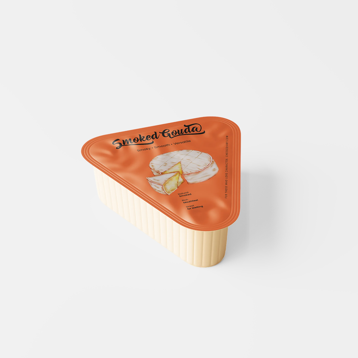 Smoked Gouda Cheese — Smoked Gouda Wedge (200 g)